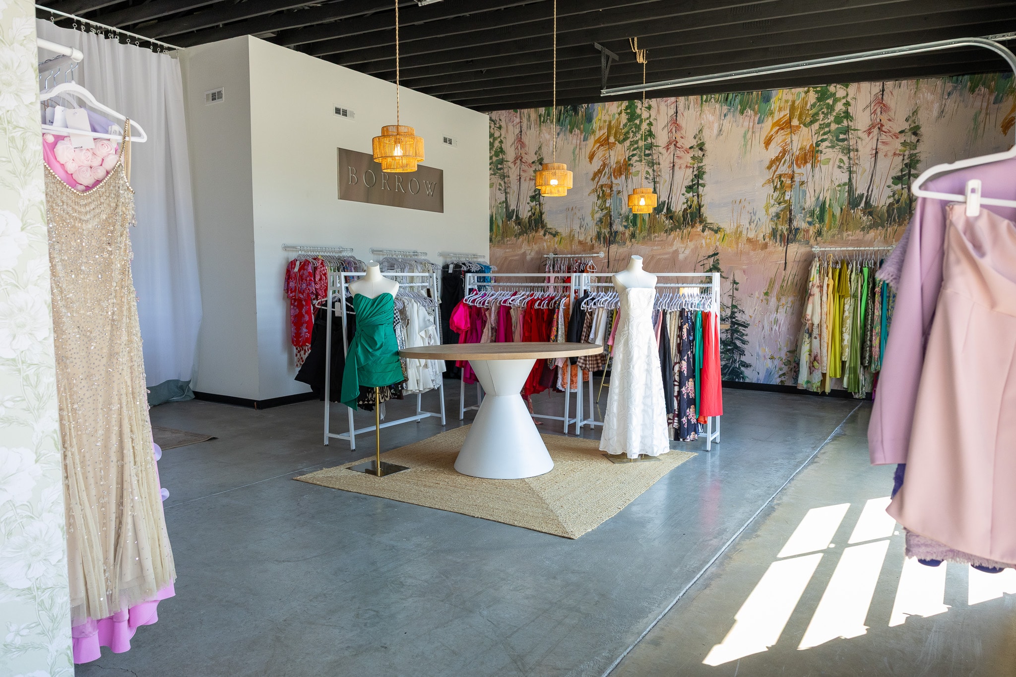 Inside the BORROW studio in Fayetteville